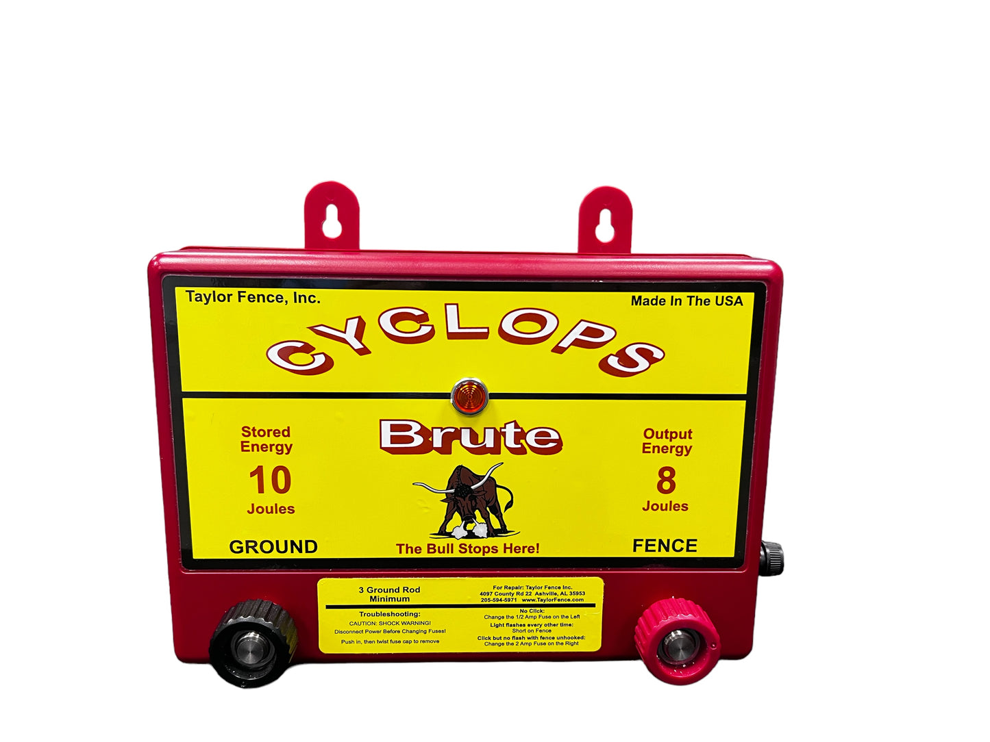 Cyclops Brute, 8 Joule, 110V AC Powered Energizer