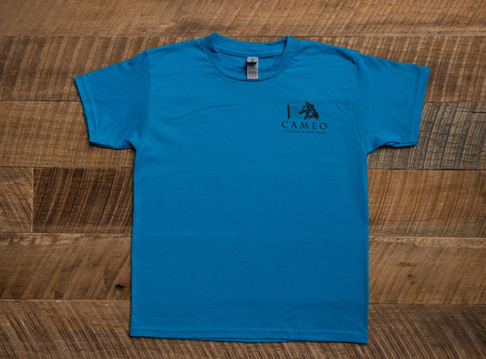 Cameo Logo Short-Sleeve Gildan DryBlend T-Shirt For Kids