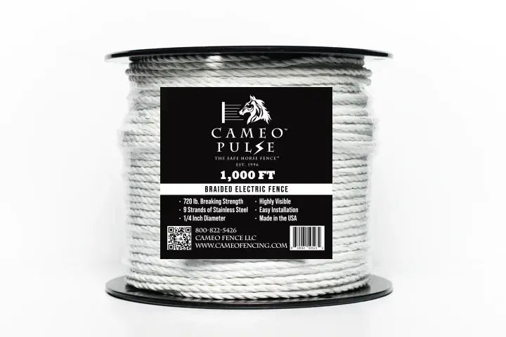Cameo Pulse™ 1000ft Electric Fence for Horses (Flexible)