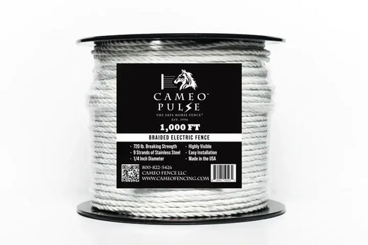 Cameo Pulse™ 1000ft Electric Fence for Horses (Flexible)