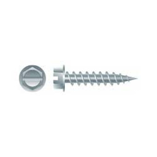 1,000 Count 1 1/4", Hex Head Zinc Screws *FREE Milwaukee Magnetic Nutdriver*