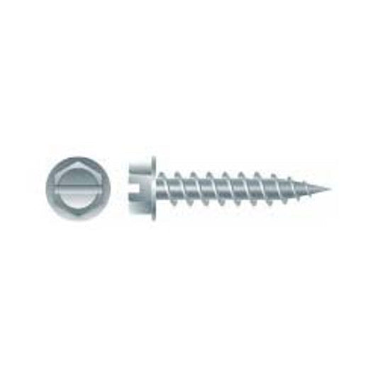 500 Count 1 1/4", Hex Head Zinc Screws *FREE Milwaukee Magnetic Nutdriver*