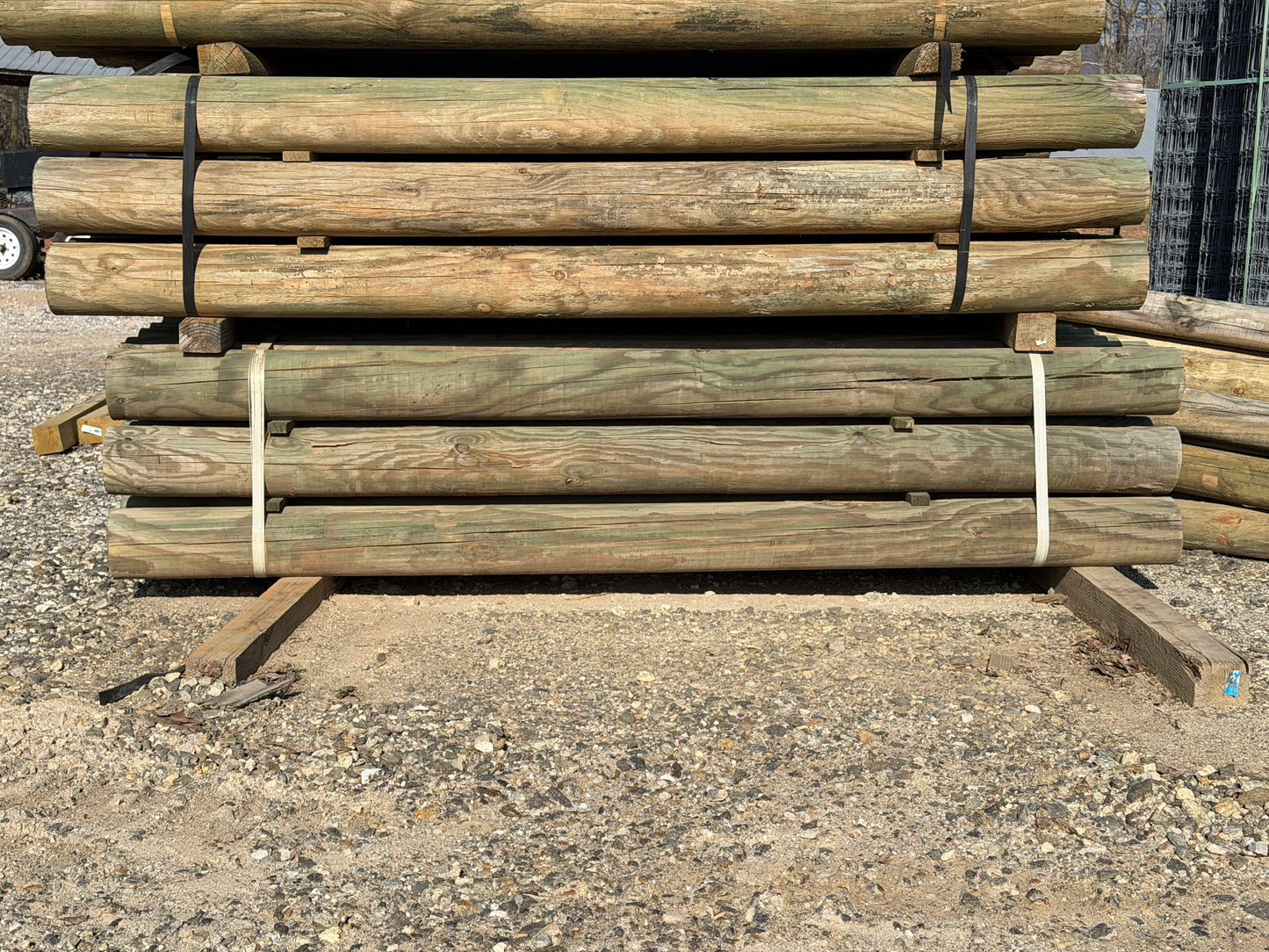 Perfect Posts™ 5" x 8' Line, Corner & Gate Posts - Precision-Turned Wood Fence Posts
