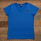 Cameo Logo Short-Sleeve Gildan DryBlend V-Neck T-Shirt For Women
