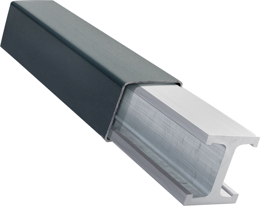 Aluminum i-Post 2" x 2" x 54"