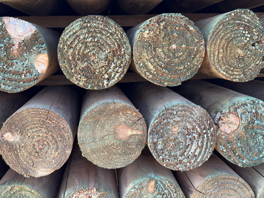 Perfect Posts™ 4" x 7' Line Posts - Precision-Turned Wood Fence Posts