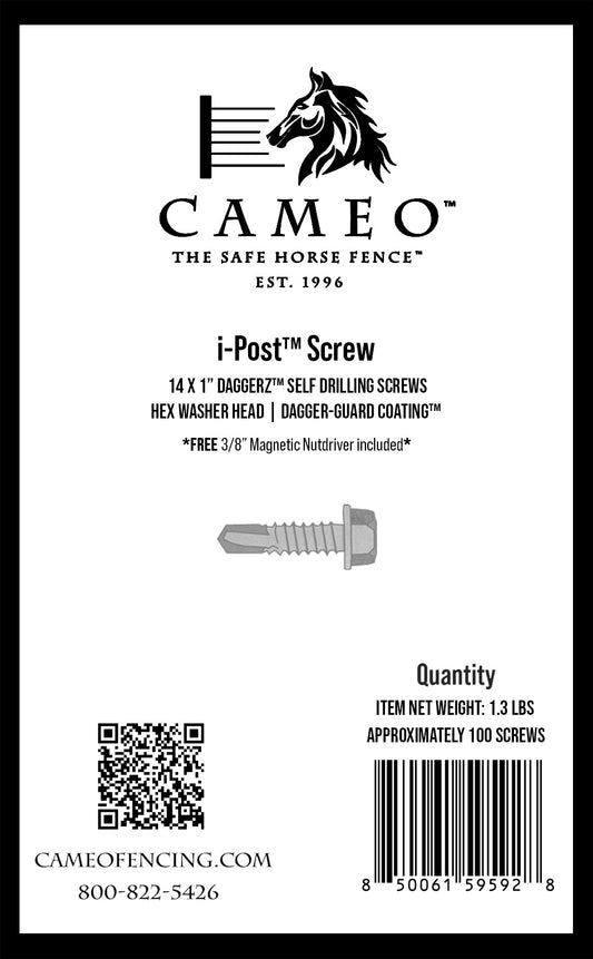 i Post Screw 14-1", 100ct
