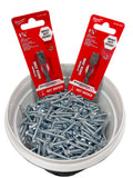 1,000 Count 1 1/4", Hex Head Zinc Screws *FREE Milwaukee Magnetic Nutdriver*